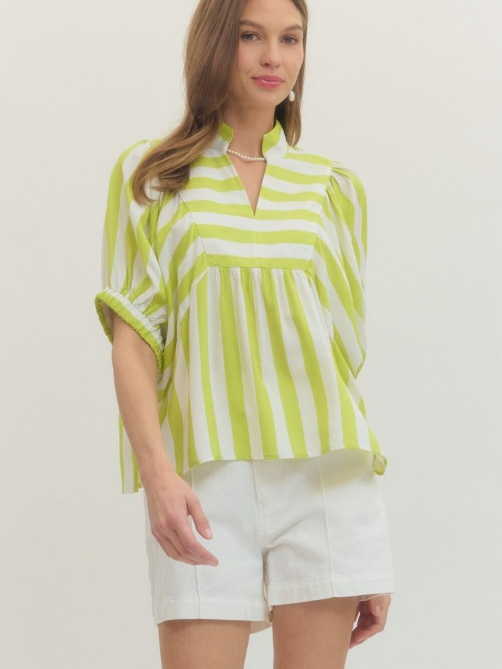 Limeaide Stripe Blouse